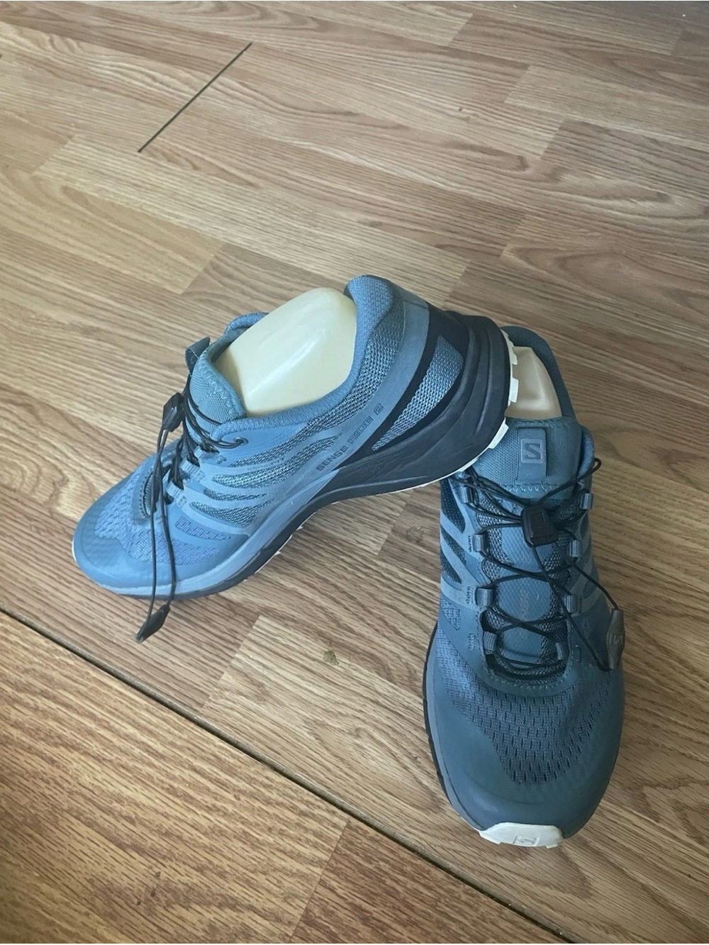 Size 10 - Salomon Sense Ride 2 blue Men's